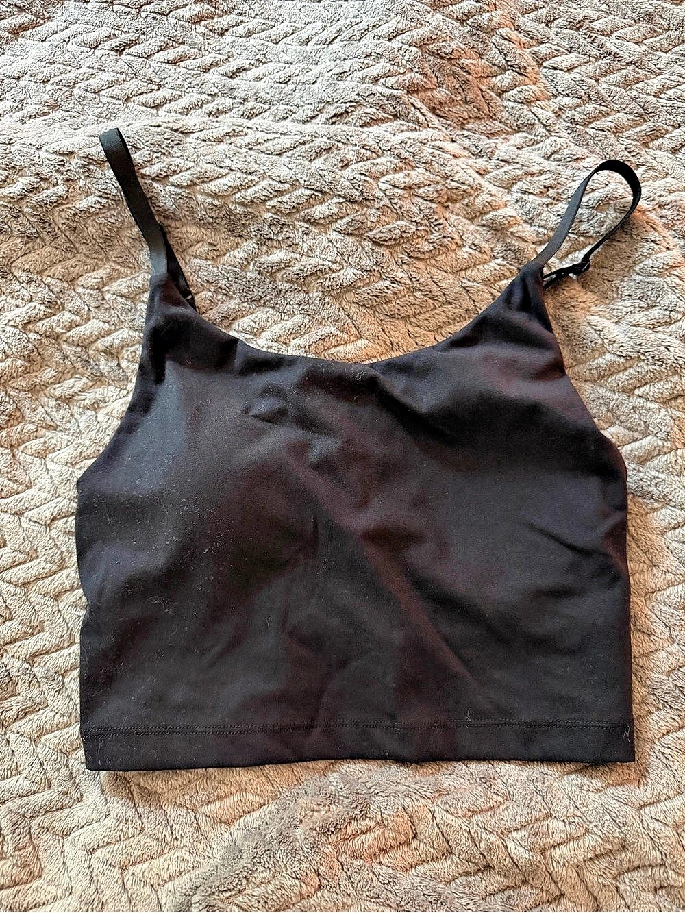 Alphalete Push Tank Black Athletic Crop Top